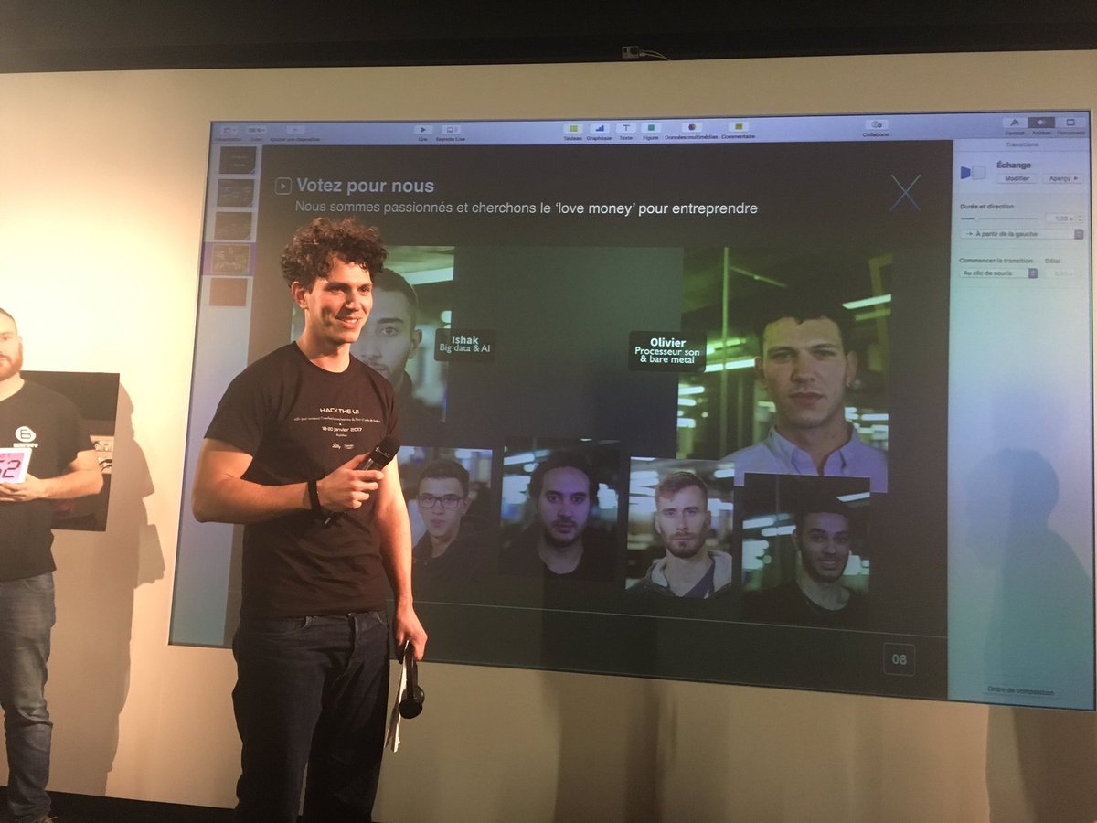 BeMyAppFR's tweet photo. Conductor : interface sonore homme/machine qui met en musique l'activité de la chaîne de production 🎼 #hacktheui #AI https://t.co/pDgvD5KISA