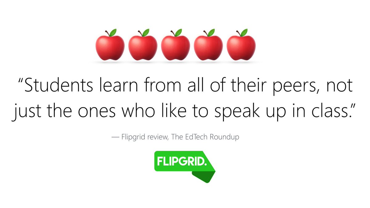 "Use Student Videos to Promote Discussion and Engagement" Thanks <a href="/ETRoundup/">The EdTech Roundup</a> for the thoughtful review 🎉🎓💯 #edchat edtechroundup.org/reviews/flipgr…