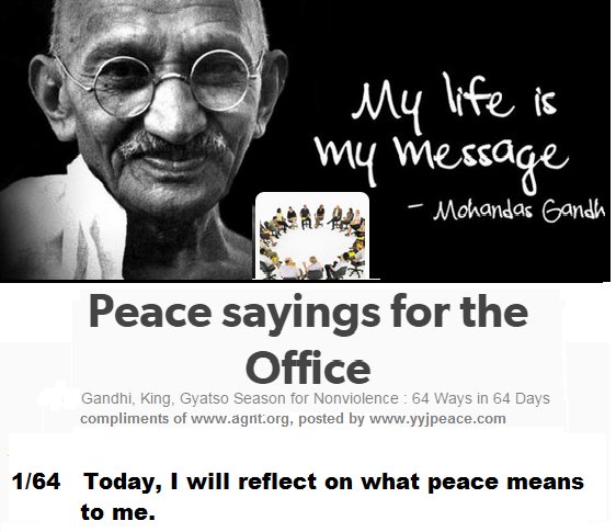 learningvalues's tweet image. Today, I will reflect on what peace means to me.  Season of Nonviolence - 64 ways in 64 days - agnt.org