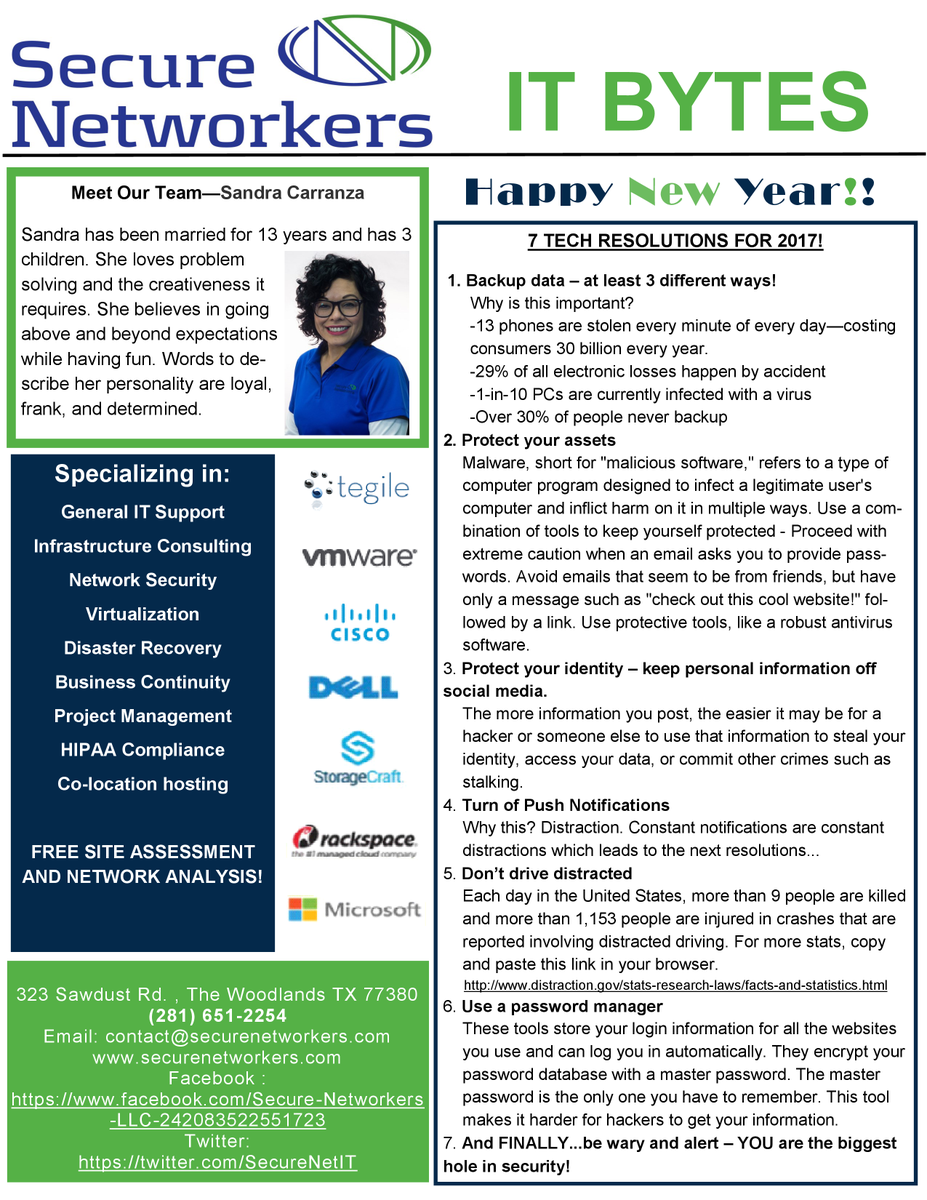 SecureNetworker's tweet photo. January Newsletter! https://t.co/hmcosSP8BR