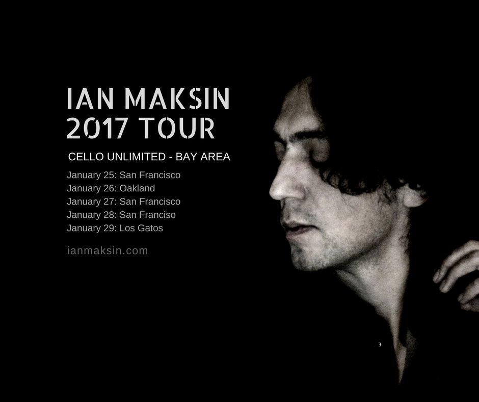 IanMaksin's tweet photo. Kicking off #BayArea #tour in #SanFrancisco Jan 25 w/ @classicalrev at #MonroeSF, more at https://t.co/LlRd9eE6Dy #cello #livemusic #concert https://t.co/40MJMXi2aa