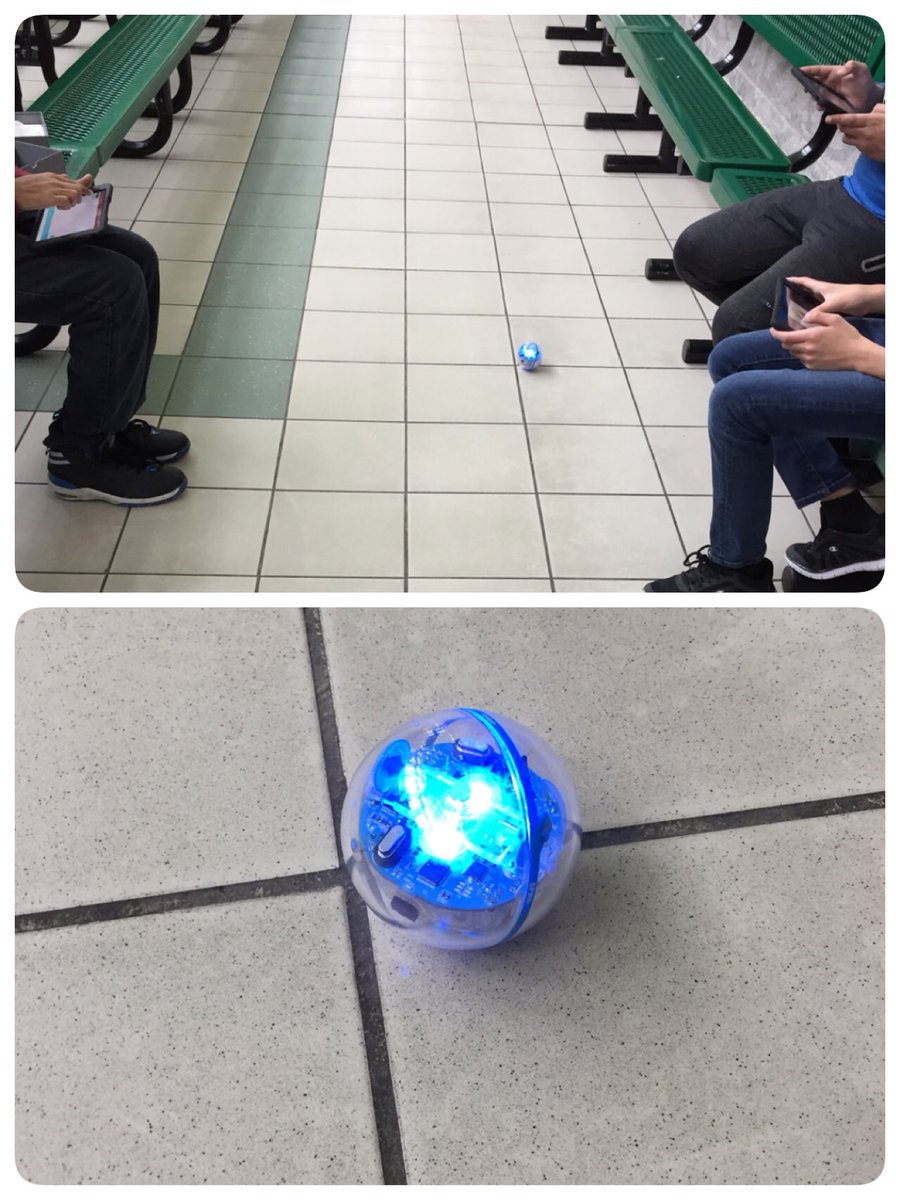McCrimmonMistry's tweet photo. Intro challenge with #spark+ #sphero - the most unique code challenge for 2day #iselp #beginnerchallenge @Msacademic77 @McCr_MS https://t.co/bYr4BetRb1