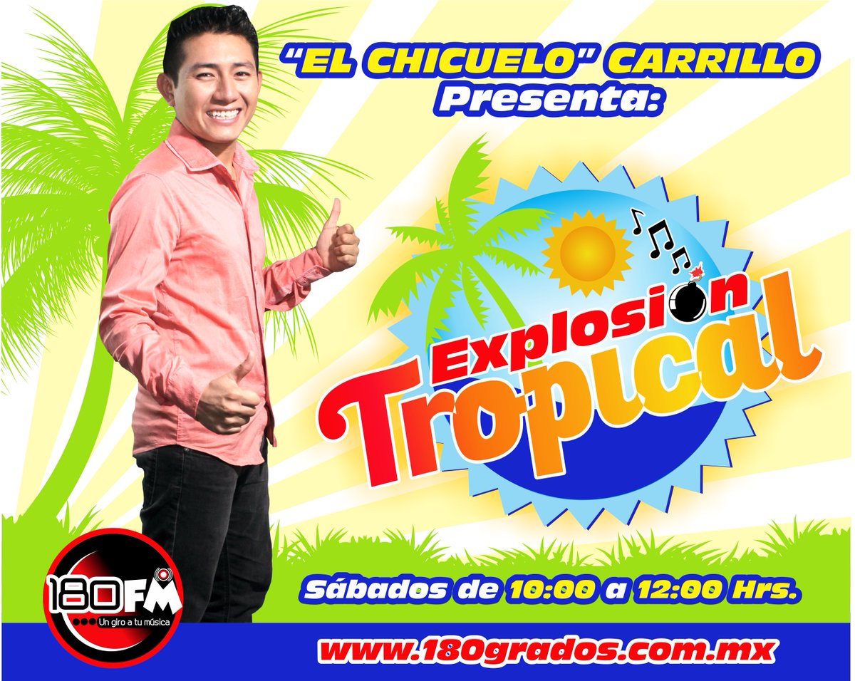 180gradosweb's tweet photo. Mañana es día de bailar con @Santos_Carrillo #ElChicuelo en #ExplosionTropical https://t.co/Bh6ay2YxBR