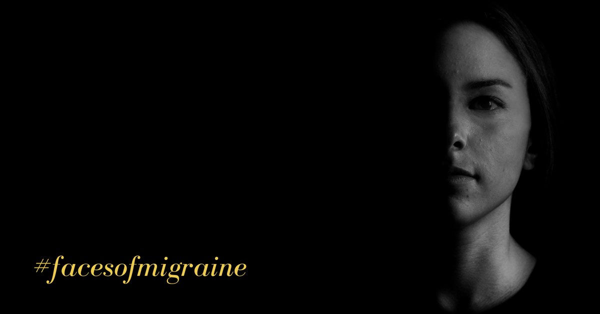 amfmigraine's tweet photo. "I try to live the life I had planned but it’s hard to keep the pain hidden behind a smile." #facesofmigraine #migraine https://t.co/LuTGQm5D9Q