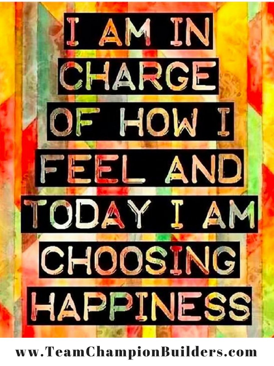 TCBweb's tweet image. Yes!  You are in charge #ChooseHappiness #TeamChampionBuilders #FridayFeeling
#AdvoCare