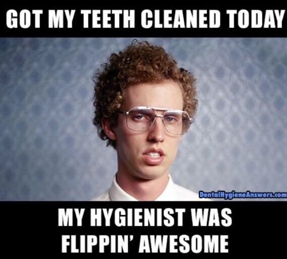 HygienistPrep's tweet photo. Dental hygienists are flippin' awesome! #futurerdh #dentalhygieneschool https://t.co/C0hx2Z74OA