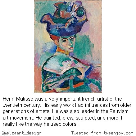 melzaart_design's tweet photo. Olivia's artist=Henri Matisse https://t.co/KhMBT5PObJ