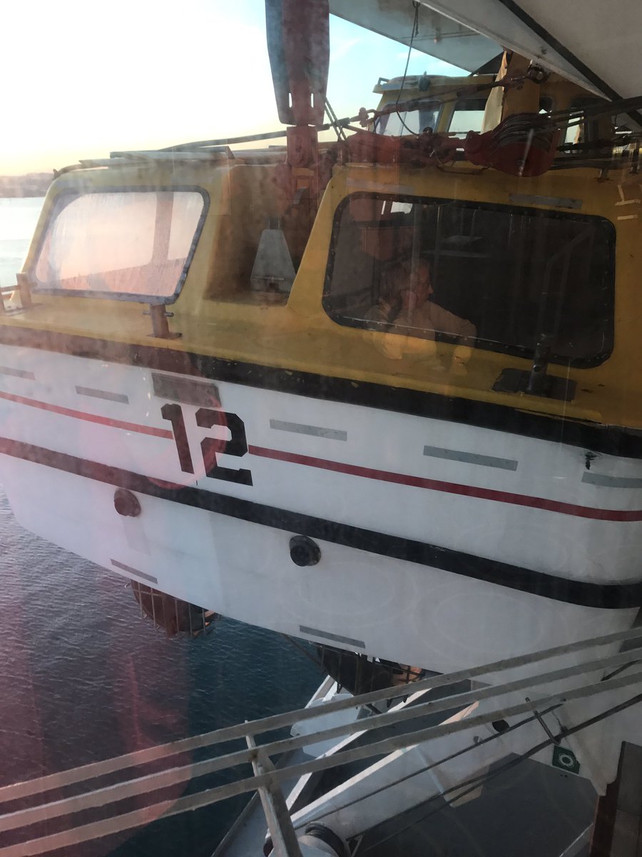 AlwaysDivineLiz's tweet photo. We are lifeboat 12! Let's pray we won't need it! @FredOlsenCruise #balmoral @HindsonJess #not13 https://t.co/FyQA8DrC9A