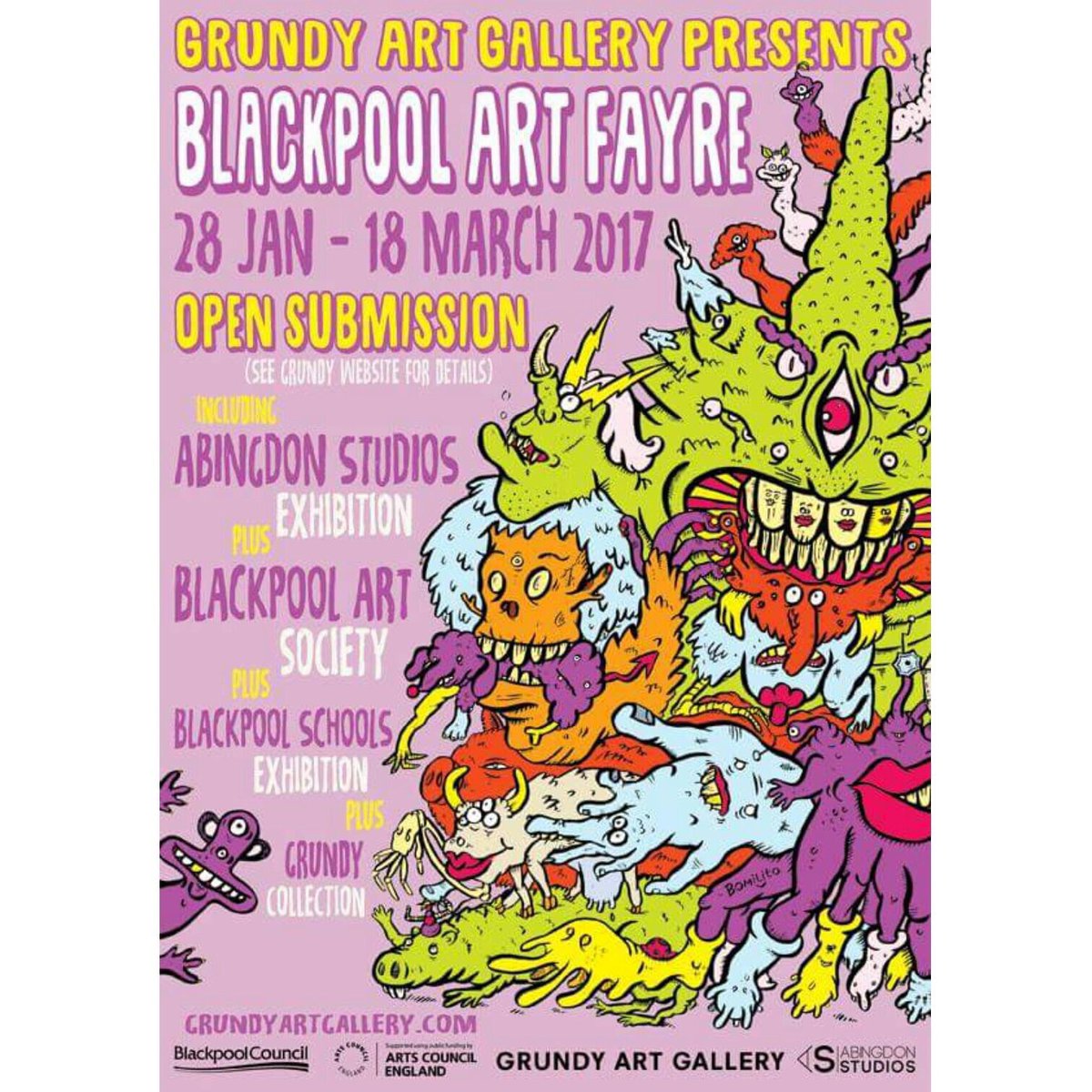 We are exhibiting <a href="/GrundyBlackpool/">Grundy Art Gallery</a> !@LeftCoastUK <a href="/altblackpool/">𝙖𝙡𝙩𝘽𝙡𝙖𝙘𝙠𝙥𝙤𝙤𝙡 ➡️ Blackpool Social Club</a> <a href="/b_and_fc/">Blackpool and The Fylde College</a> <a href="/Corridor8/">Corridor8</a> <a href="/TheDbleNgtve/">The Double Negative</a> @ukyoungartists <a href="/ace_thenorth/">Arts Council England, North</a> <a href="/an_artnews/">an_artnews</a>