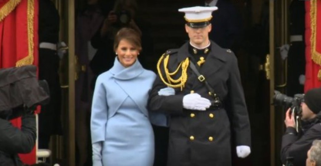 And the #FirstLady of the #UnitedStatesOfAmerica #MELANIATRUMP! #YoureHired #Inauguration #InaugurationDay2017 #MakeAmericaGreatAgain