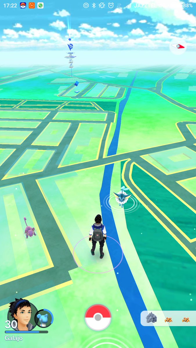 pokemistac's tweet image. Acabo de salir un Vaporeon detrás de la Avenida Juan Carlos I @PokeGo_MERIDA @PokemonGoExtrem