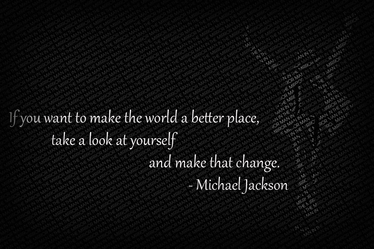 Each one of us can impact this world if we take a look at the 'man in the mirror' #bethechange
ow.ly/5R733086Hef