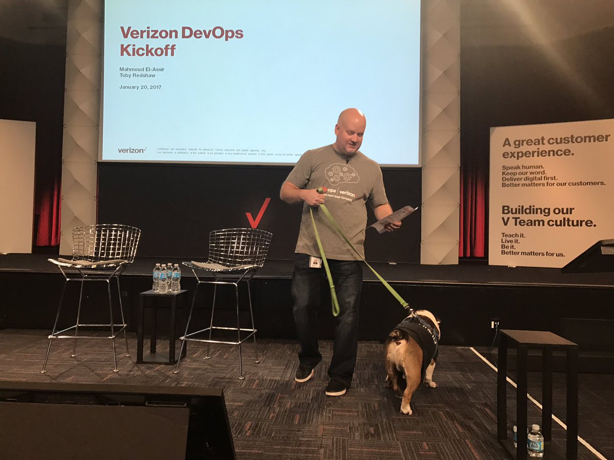 MahmoudElassir's tweet image. &apos;Teddy&apos; - Verizon&apos;s DevOps mascot. @RossClanton @jasonhand @nathenharvey @littleidea @bridgetkromhout #devopsvz