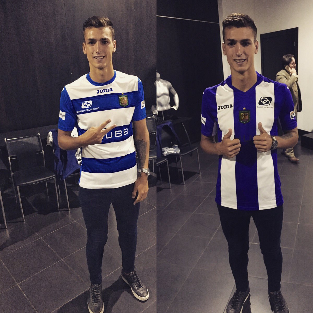 Juandinenno's tweet photo. Camisetas alternativa #DepCuenca #2017 👏👌🏽 Esta noche presentación del equipo #NocheColorada con mucha fe y mentalidad positiva #DaleCuenca https://t.co/awKqgKHYhY
