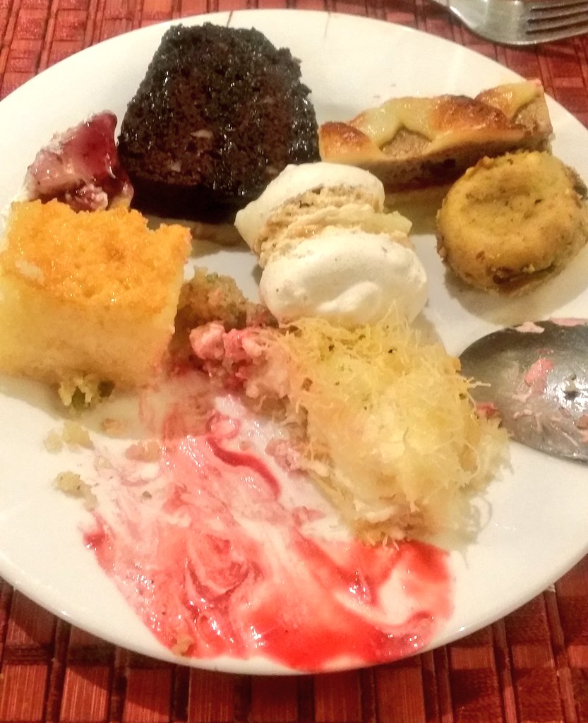 DMisHaram's tweet photo. Dessert goals at #TurkishFoodFest 😍😍😍 https://t.co/JzZiaeXqDO