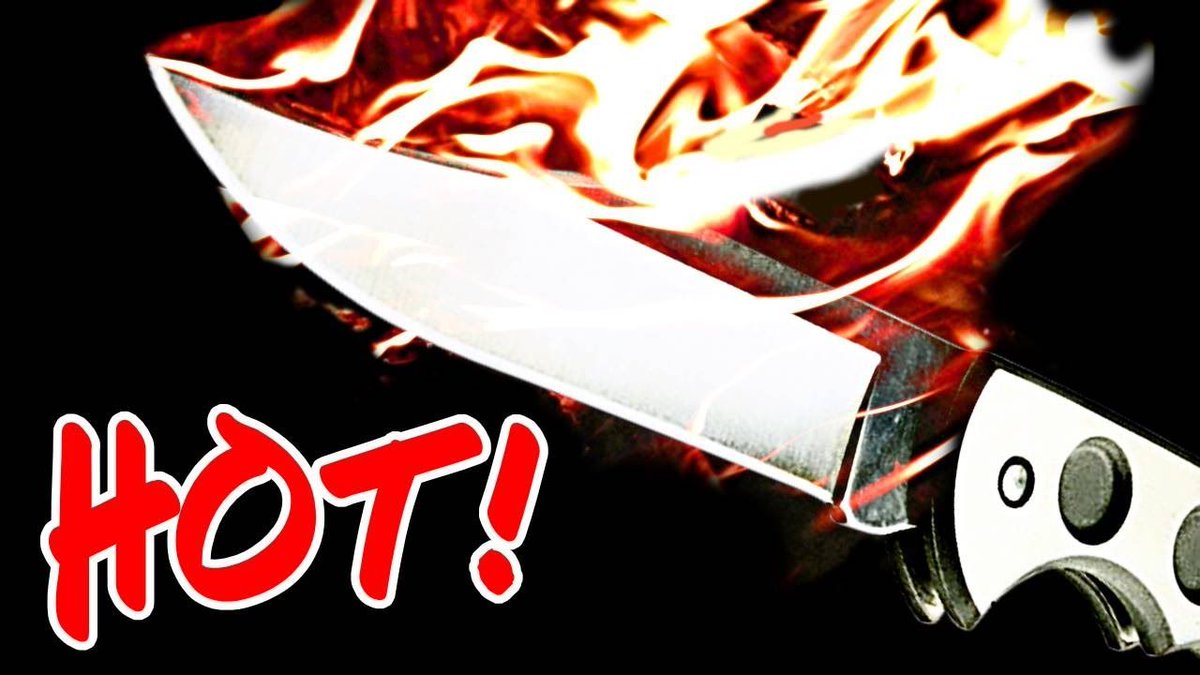 WeAreWaylight's tweet image. It's so hot... buff.ly/2jGsMag #knifevs #hotknife #comedy #makers #woodworking #diy