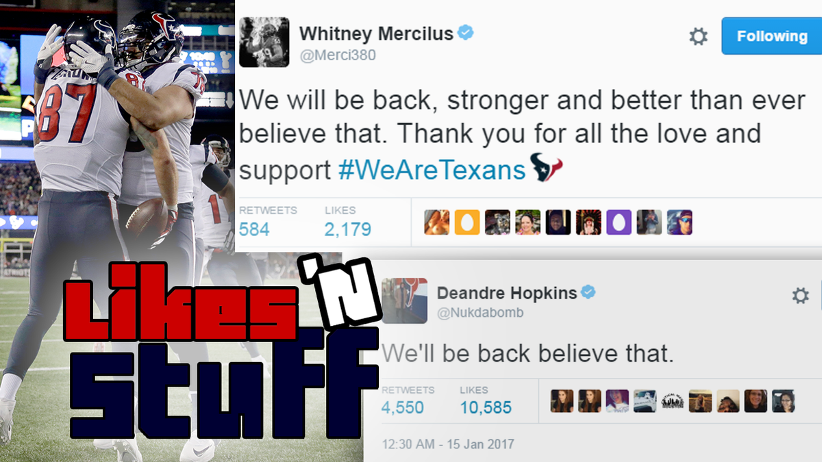 It was a fun year for #Texans players on social media.  Our favorite posts from 2016.  #LikesNStuff https://t.co/YZs7BuBJqY