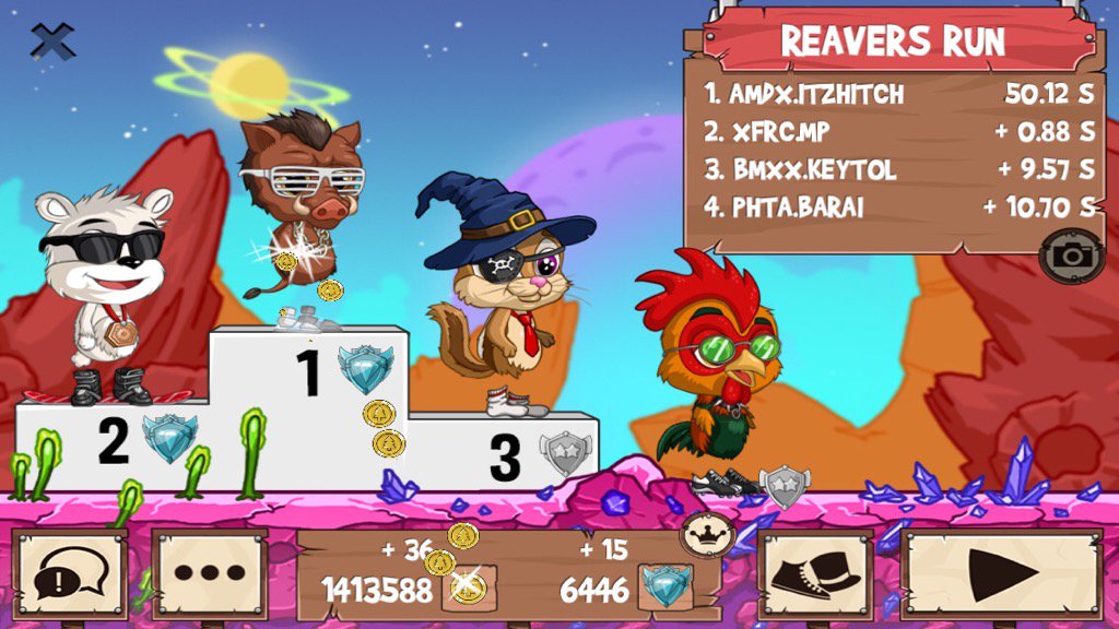 HI7CHx1's tweet photo. Get on my level, son! #funrun2 #mp #Keytol #Barai https://t.co/ZLZwmNUawu