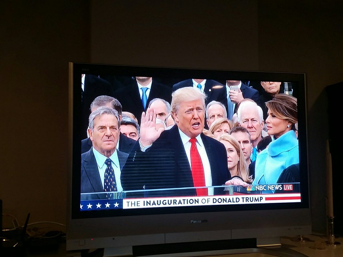 No matter whether you're on the right or left... the peaceful transfer of power. It's an awesome thing.