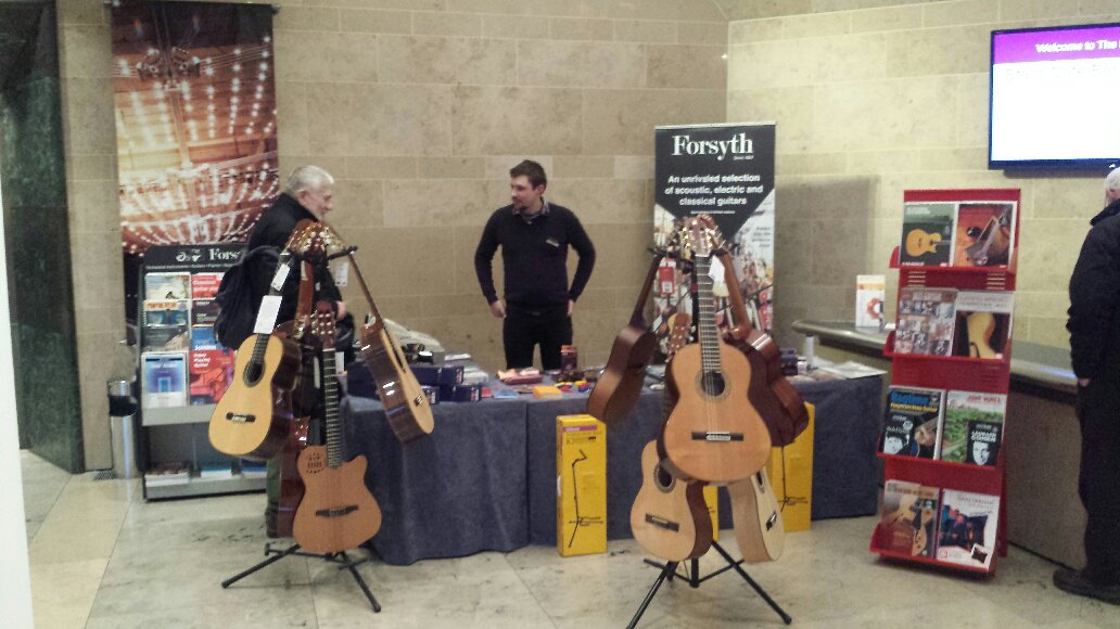 Forsyth stall at Craig Ogden Guitar Weekend 2017