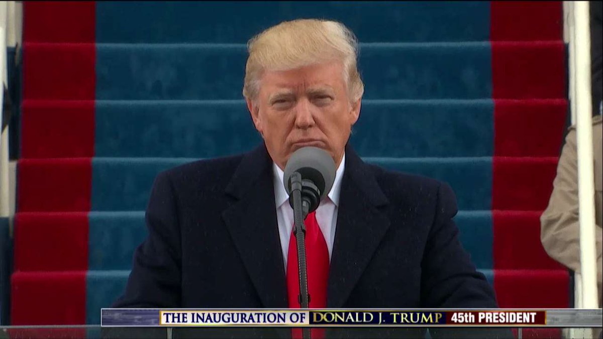 FoxNews's tweet photo. .@realDonaldTrump: "I will fight for you with every breath in my body and I will never, ever let you down." #Inauguration #Trump45 https://t.co/bh0Kv5AwbF