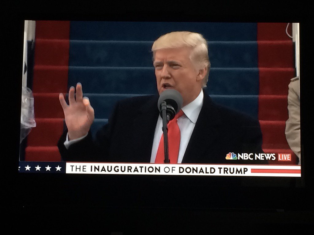 Damien_Bernard's tweet photo. Bullshit live on @NBCNews / A clown is officially being elected president of the United States of America. #Trump https://t.co/JQzbAwmmsC