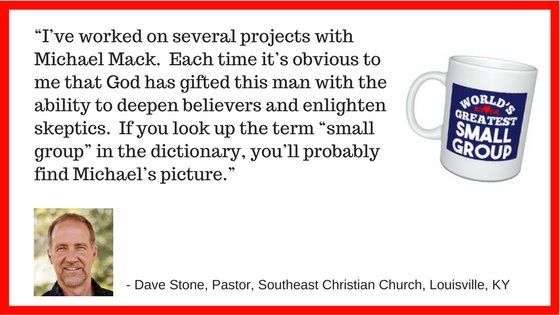 michaelcmack's tweet image. Thx to @DaveStone920 for your endorsement of #worldSGrtest. More info and 20% off discount code: smallgroupleadership.com/worlds-greates…