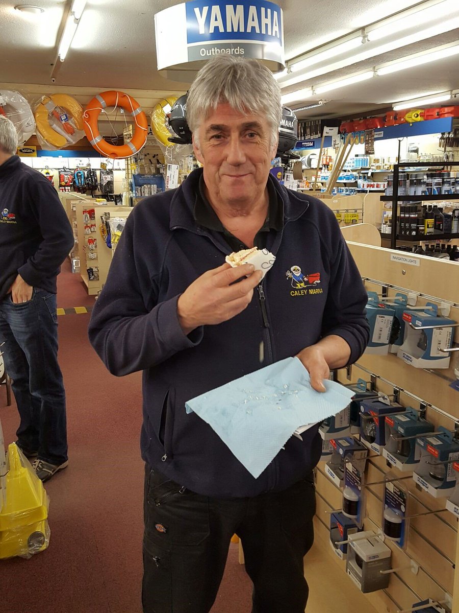 A cup of tea and cake for a valuable member of our team, John MacBean is heading to pastures new. Good luck John, we'll miss you! 😀.