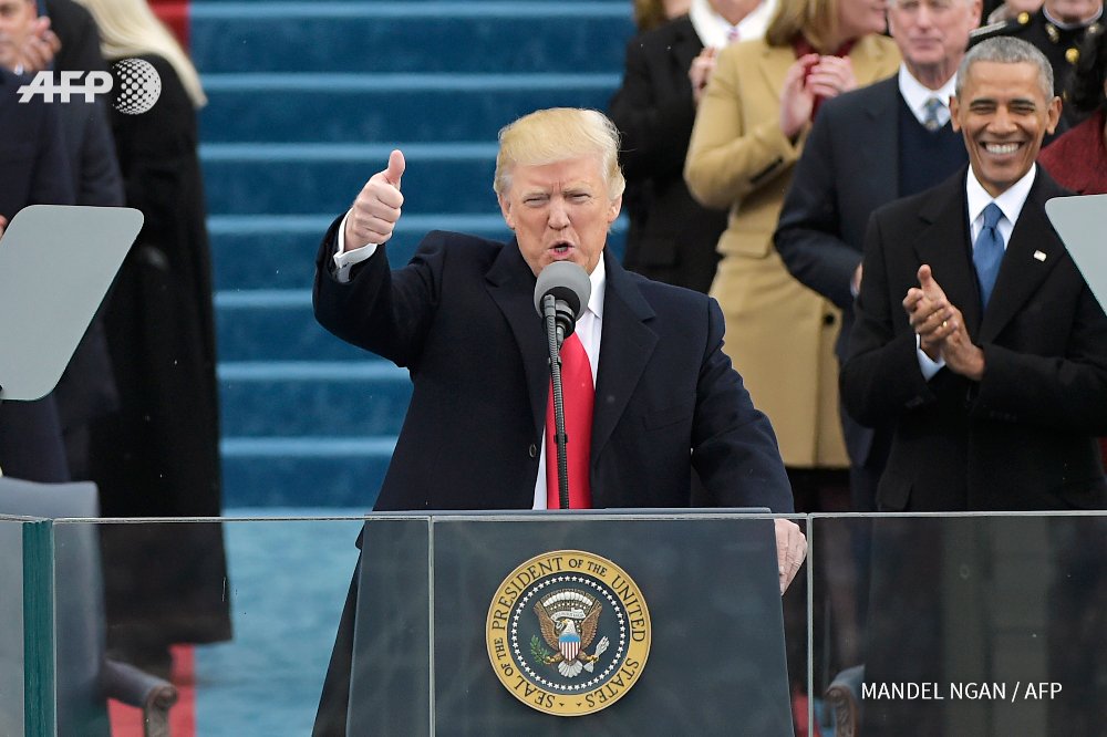 ElNuevoPais2026's tweet photo. #TomaPosesion | Trump: Tenemos que pensar en grande. No vamos a aceptar a los políticos que hablan y no hacen nada #20Ene https://t.co/eoMdzDxF7M