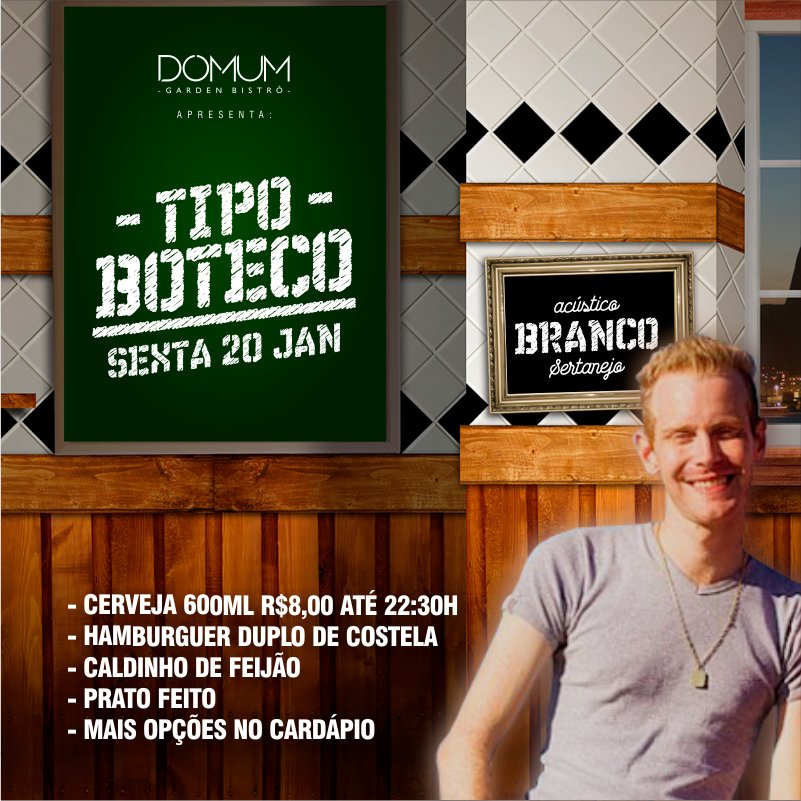 Vitorboldly's tweet photo. Hoje tem acústico Branco (sertanejo) e no Deck mesa de sinuca e vários estilos musicais rolando, vemmm!! https://t.co/kQGK6N1nbY