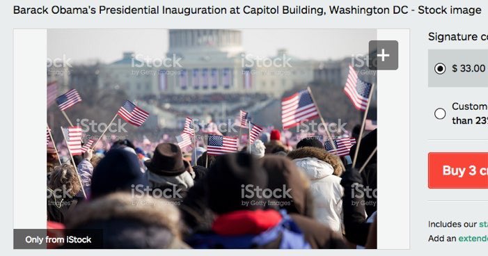 Pretty sure the flag-waving cover photo from Trump's new POTUS account is, a picture from Barack Obama's Inauguration.

#Inauguration