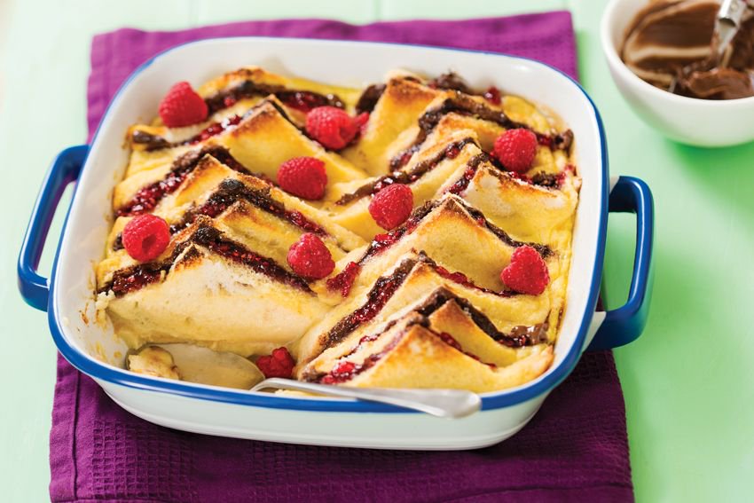 craftbakersweek's tweet photo. Why not try your hand at a classic – Bread and Butter Pudding. Our recipe includes raspberry and chocolate!  https://t.co/ZquIUgMxcy https://t.co/rOfwB9NwCp