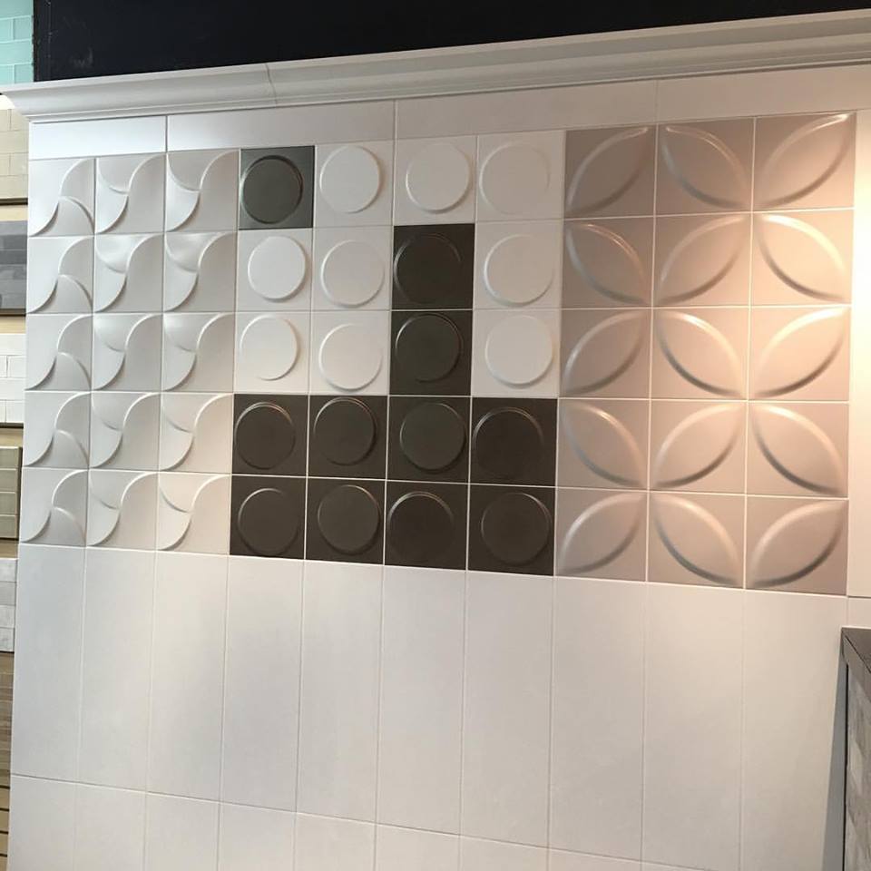 barretta_tile's tweet photo. Check out our new tile display. Dimensional wall tile is the perfect accent for any space.#barrettatileandstone #voorheesnj #duneceramica https://t.co/hzcHaWIN9C
