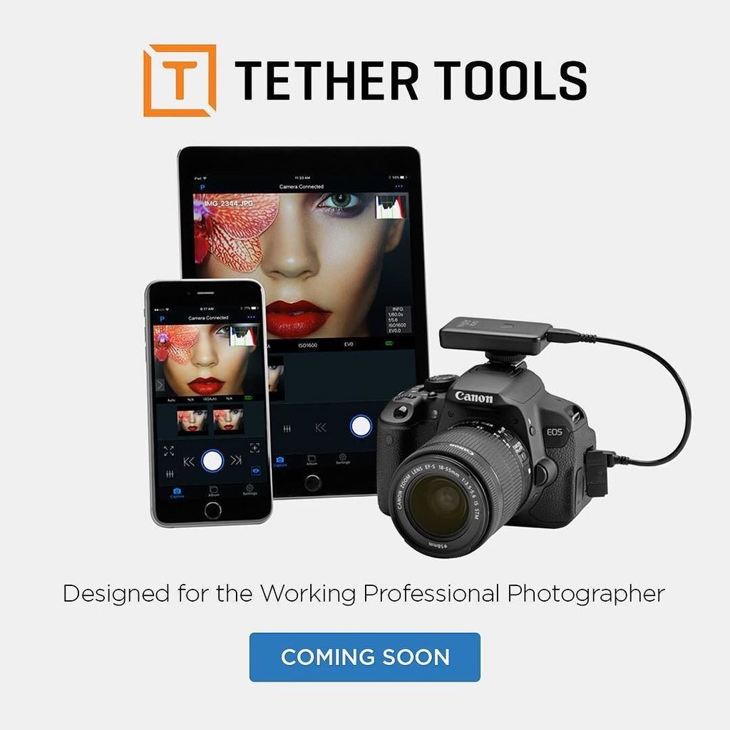 cameraexchange's tweet image. New gear from @tethertools coming soon! 
#cameraexchange #betterwhenyoutether #tethertools #tethering #tether #came…