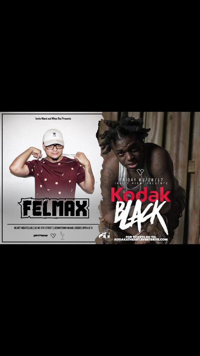 IgnorantO_'s tweet photo. #WhooRec in the building tonight for @FelmaxOfficial and @KodakBlack1k ❤ https://t.co/TskoCg4sC4