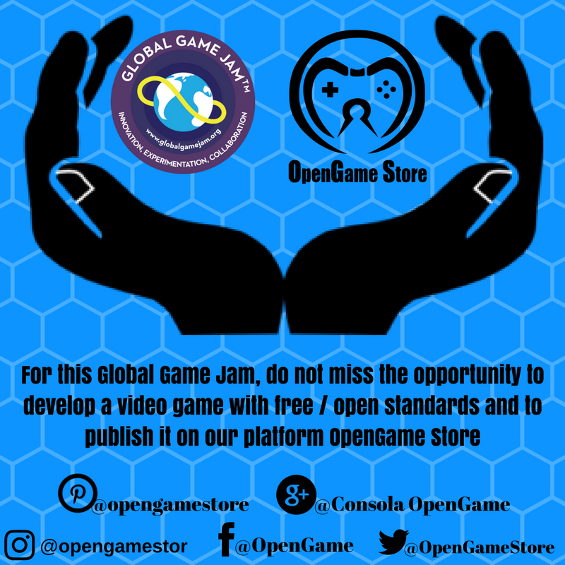 OpenGameStore's tweet image. We will share useful content for all those who develop an open source video game #GGJ17 Siguenos #OpenGameStore