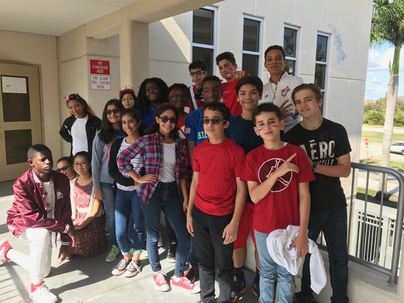 TeachReachLead's tweet photo. United we Learn #Inaugurationday #oneteam #cougarpath8d @Glades_MS https://t.co/NiqK5QiK82