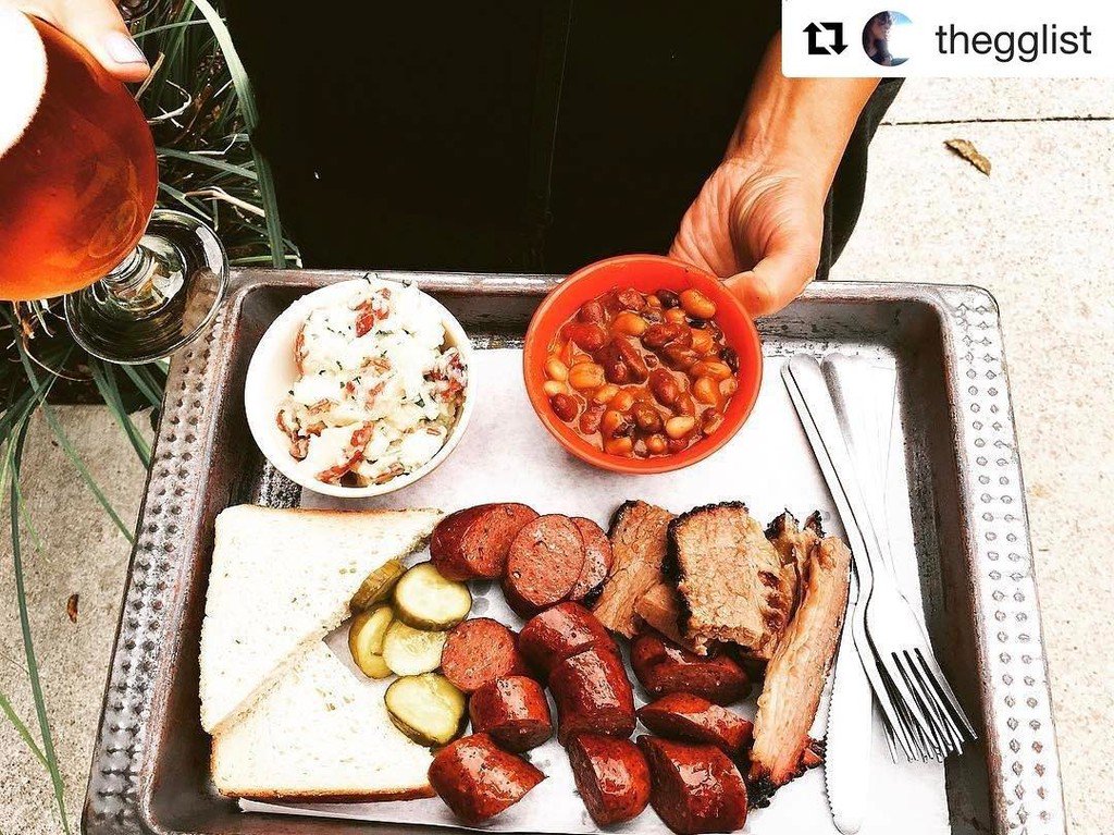 TheGranarySA's tweet photo. Barbecue...it's what's for lunch! 🍖🍺😎 #TGIF #BBQ #craftbeer #satx #sanantoio #igbBBQ #igfo… https://t.co/jpOo1G0dLl https://t.co/jWJZwqE7ex