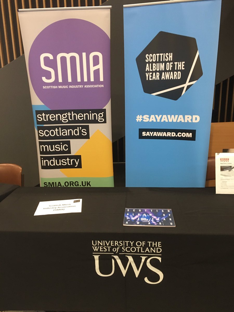 TheSMIA's tweet photo. Great day at @UWS_MusicFest in Paisley talking about our plans for 2017, including @SAYaward #SAY17
#paisley2021 https://t.co/16la65Qz8Y