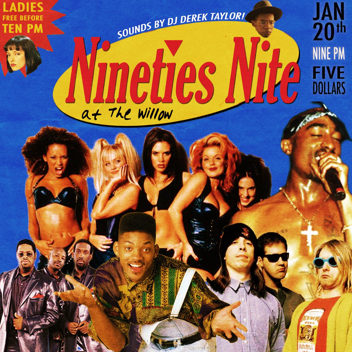 ⚠ Tonight ⚠
Nineties Nite
RETWEET for a chance to win a FREE $50 bar tab at the event!
🚪: 9:00 PM
🎫: $5
bit.ly/ninetiesnite
