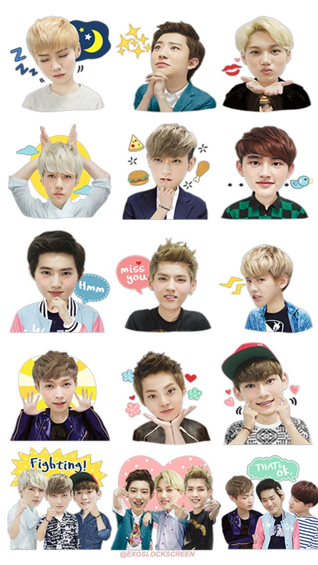 exoslockscreen's tweet image. ♥ EXO Naver (Stickers) 
♥ Fav se gostar 
♥ RT se pegar 
♥ Print e marcação se usar 

cr. BestWu

Pedidos pela DM, são bem-vindos! 🌹