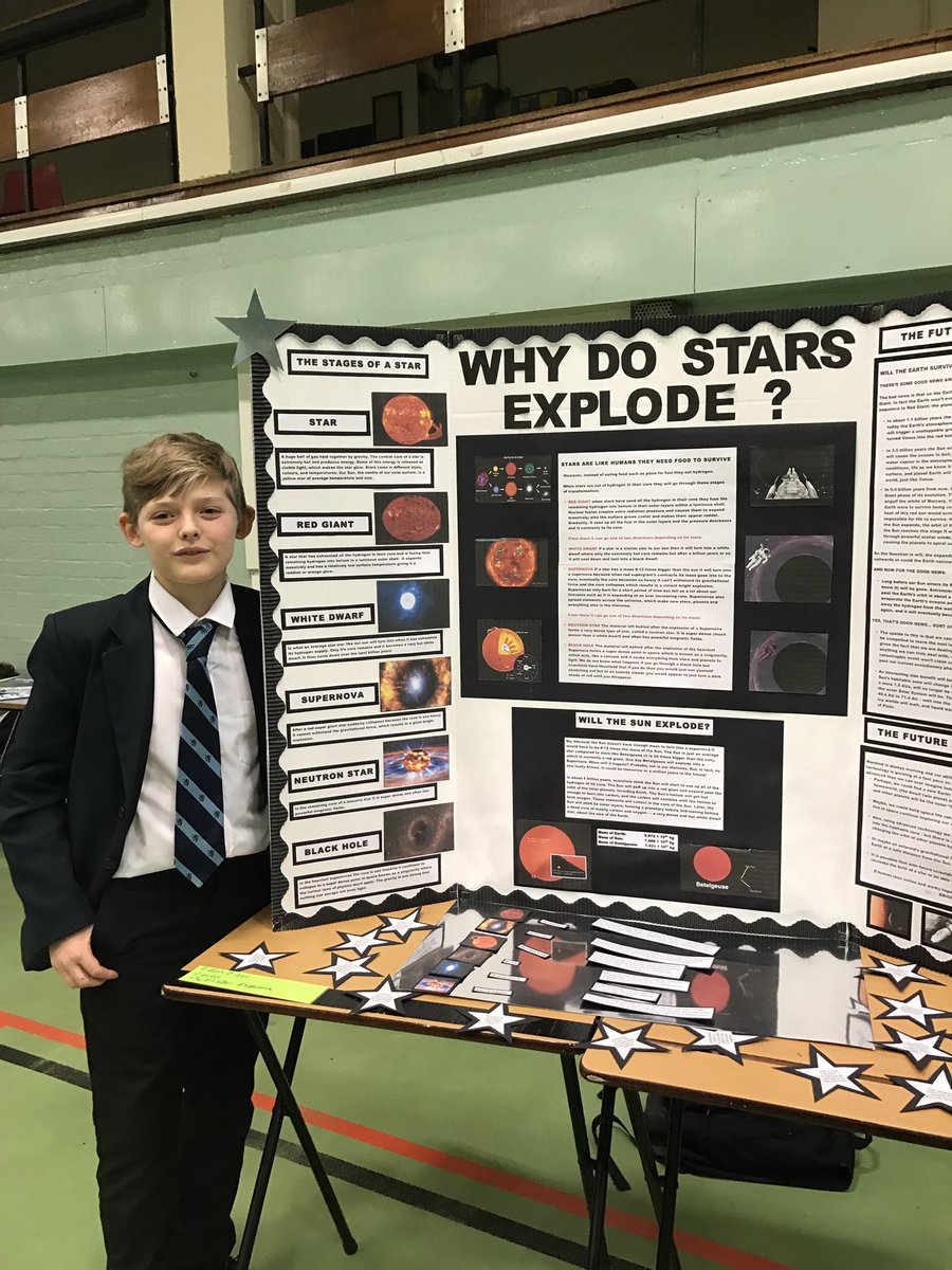 gant_aidan's tweet photo. @ProfBrianCox I did my fair project on stars thanks for inspiring me😃 https://t.co/NXwrycfKKs