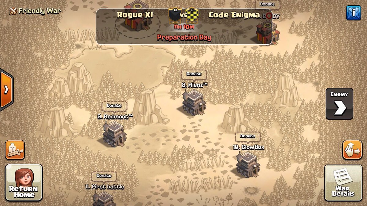 Rogue_Family's tweet photo. CWLL Match vs @EnigmaCoC, Goodluck all, let's bring the heat 🍺 @ClanWarLeague @Exclusive_CoC https://t.co/0ENMynlXuT