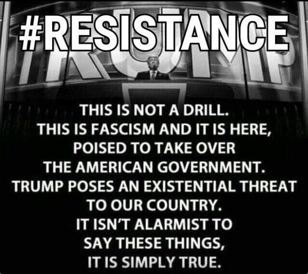 AKBravesFan98's tweet photo. @rion89 @SadSadGayle @implorable Trump: If you’re not working against him, you’re enabling him. Resist at all levels; use your voice! https://t.co/YnujIouEWQ