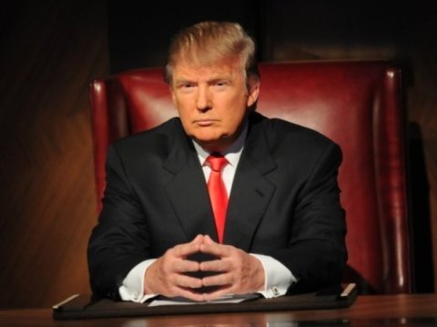 HuffPost's tweet photo. Left: The Apprentice
Right: Real life, just now https://t.co/YzH9qruG3u