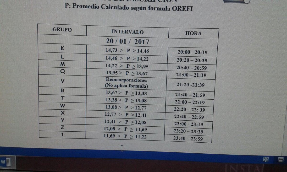 IngenieriaULA's tweet image. Grupos de inscripciones de hoy #IngULAA2017 éste es el horario para grupos esta noche de 8 a 11:59pm👇🏻