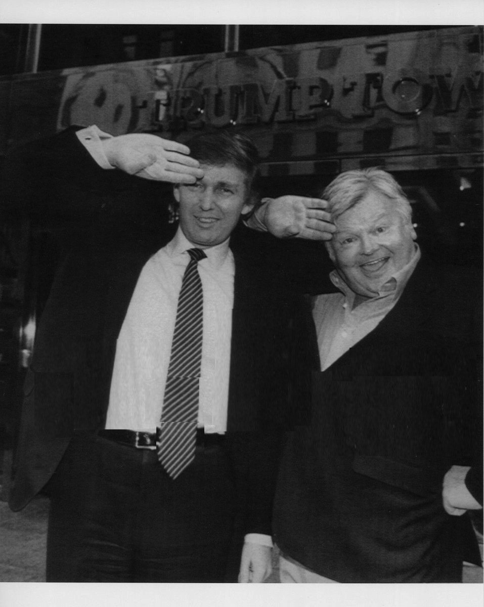 prodnose's tweet photo. Good grief. Donald Trump. And Benny Hill. (via @Gculloty87 ) https://t.co/9Qm0wopC01