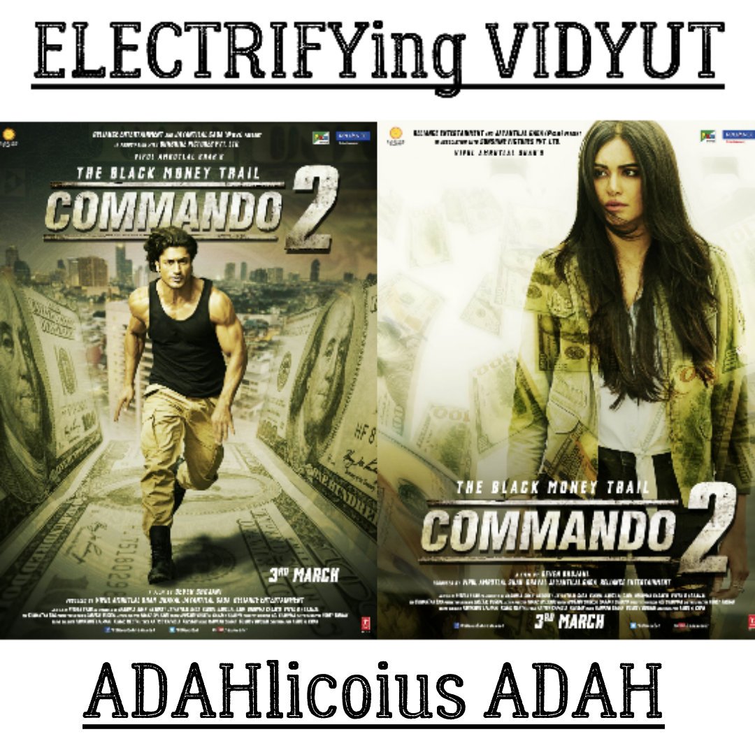 ipsuvedi's tweet photo. 🚫 #कालाधन और 'काला मन' वाले #सावधान” 🛇
PREPARE YOURSELF... COMMANDOS ARE COMING SOON! 💪🔫👊❤💪
@adah_sharma
@VidyutJammwal
#Commando2Poster https://t.co/HW406dLXlS