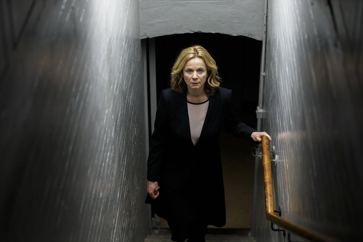 KudosTV's tweet photo. With apologies to #Sherlock fans for the teasing, we can confirm that #AppleTreeYard is real, we are proud of it, and it airs Sunday at 9pm. https://t.co/qUZaYGgkSq
