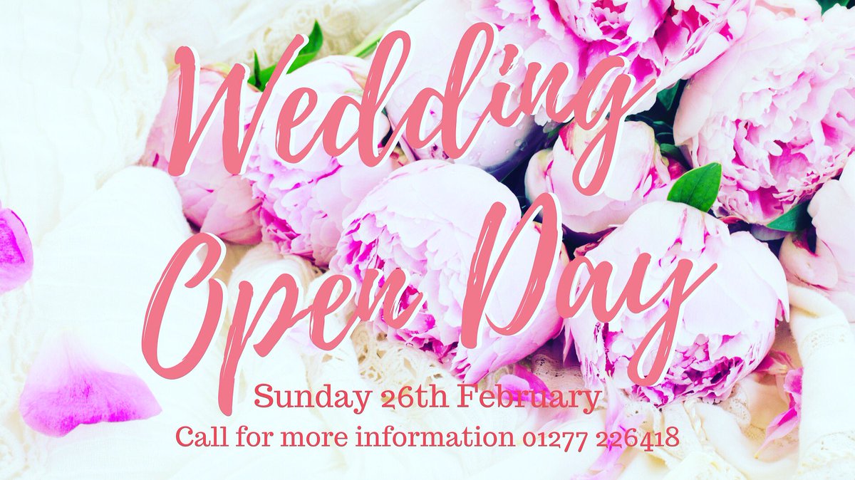Our Wedding Open day is coming up! Sunday 26th February 11am - 4pm! Free entry and a free goody bag for the first 100 Brides 👰🏼 #wedding